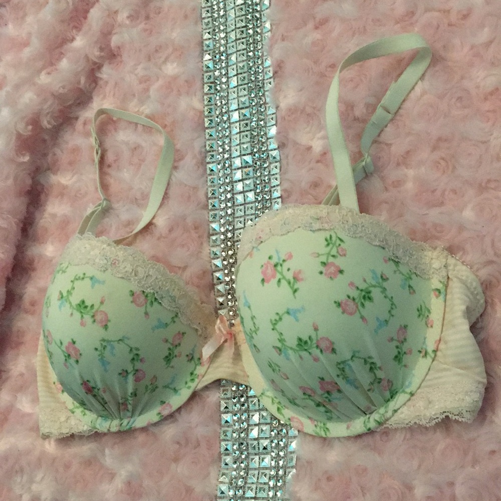FLORAL BRA WITH LACE